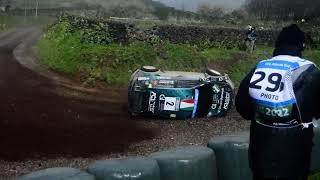 Alberto Battistolli CRASH - SS 14 - Ribeira Grande 2 (POWER STAGE) - Azores Rally 2022 - ERC