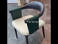 French Style Durable Leather Dining Chairs Modern Design Dining Chair