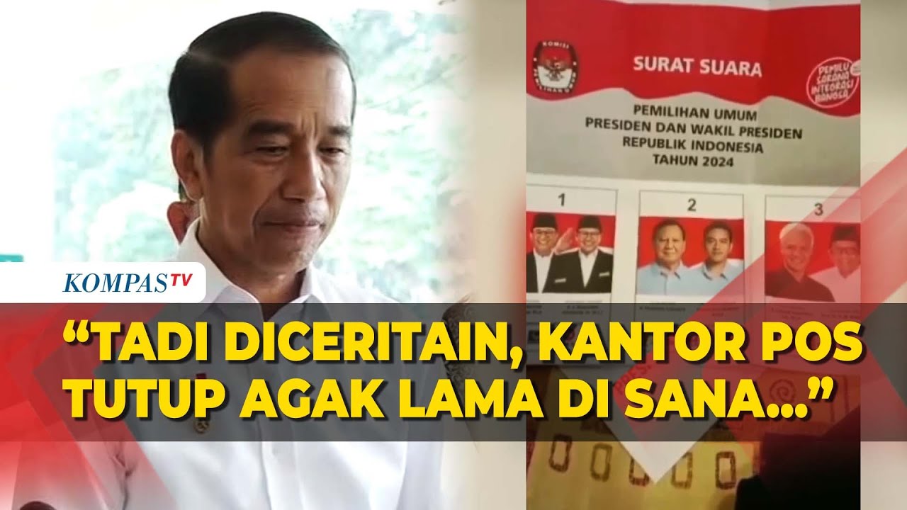 Jokowi Buka Suara Soal Polemik Surat Suara Pemilu 2024 Ke Taipei ...