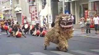 2007 沖縄旅行①　一万人のエイサー【 琉球獅子舞 】