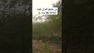 من يقاطع القرآن تلعنة الملائكة 70 سنة 🤚🌿