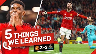 Bruno Is IRREPLACEABLE! Amad STAMPS His Place! 5 Things We Learned... Man United 3-2 Newcastle