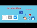 Ionic 5 - 11 Ion - checkbox