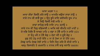 ਸਟੀਕ ਕਥਾ - ਆਦਿ ਸ੍ਰੀ ਗੁਰੂ ਗ੍ਰੰਥ ਸਾਹਿਬ ਜੀ   ਆਖਾ ਜੀਵਾ ਵਿਸਰੈ (ਆਸਾ ਮਹਲਾ ੧) ਰਹਿਰਾਸ ਸਾਹਿਬ - ਭਾਈ ਵੀਰ ਸਿੰਘ ਜੀ