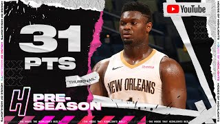 Zion Williamson 31 Points 9 Reb Full Highlights vs Bucks | December 18, 2020 NBA Preseason