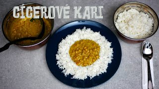 Jednoduché Cícerové Kari s Ryžou - Easy CHICKPEA Curry with Rice