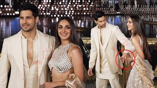 Sidharth Malhotra with wife Kiara Advani Cutest Couple arrives at Ambani Event | Sidkiara