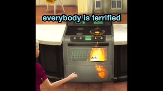 A House Fire RUINED My Birthday Party In The Sims 4!! #shorts