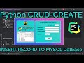 Python CRUD with MySQL Database - Insert record #python #coding #java #intellij #database