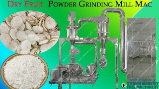 Dry fruit powder grinder machine for grinding dehydrated banana┃Pulverizer mill for size reduction