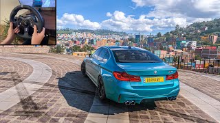 Forza Horizon 5 | BMW M5 F90 | Logitech g920 gameplay