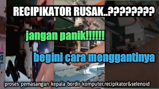 cara pemasangan recipikator dan selenoid