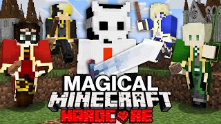100 Players Simulate a Minecraft Magical Tournament