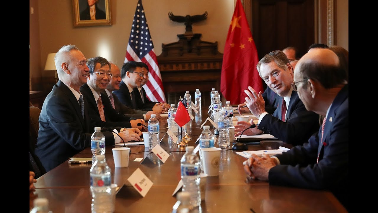 US, China Launch High Level Trade Talks - YouTube