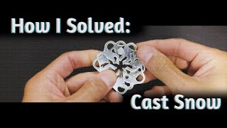 [75] Twist and Melt - Cast Snow - Adult Puzzle By Hanayama