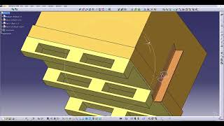 Export Corrugated Box Design - Part 7_Final Assembly Box - In Catia #packaging #papercraft