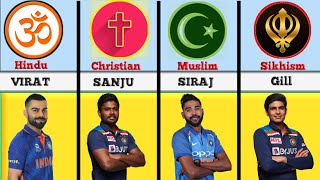 🛑Indian cricketer religion 🇮🇳 | famous Indian cricketer religion | Hindu Muslim Christian #religion