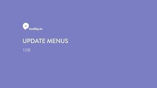 Update food menus