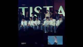 241227 TWS (투어스) reaction to NATTY (KIOF) \u0026 TEN (WayV) Sugarcoat + Dance Break + Dangerous @ AAA2024