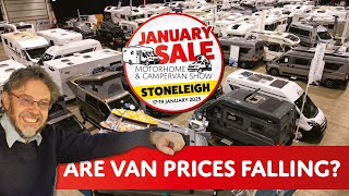 Exploring Motorhome Prices at The January Motorhome \u0026 Campervan Sale 2025 with Peter Vaughan