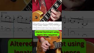 Mike Brecker / Tim Miller style Legato Altered Dominant using 4th sequence