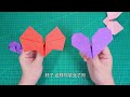 【daoche】origami butterfly and heart 本想折會動翅膀的蝴蝶來玩，卻意外多得到一個愛心