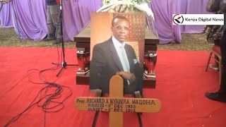 Late former CS George Magoha's brother Richard Magoha laid to rest in Yala, Siaya County!!