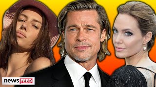 Brad Pitt's GF Shares SHADY Post As Angelina Jolie Tensions Rise!