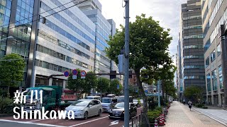 4K a-Walk around in Shinkawa Tokyo (AM) 東京 中央区 新川 (午前)