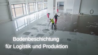 StoCretec Bodenbeschichtungen StoFloor Cleanroom und StoFloor ESD (Zeitraffer)