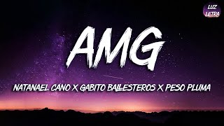 AMG (Letra/Lyrics) || Natanael Cano x Gabito Ballesteros x Peso Pluma