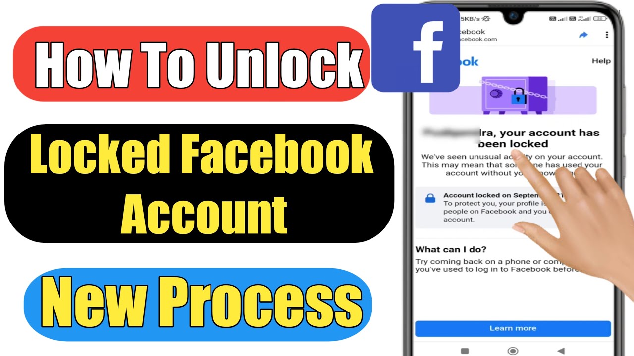 How To Unlock Facebook Account ( 2026) | Fix Your Account Has Been ...