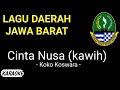 CINTA NUSA (karaoke) - LAGU DAERAH (media ajar vokal usia SD/SMP/SMA)