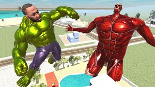 Franklin Hulk VS Titans In Indian Bikes Driving 3D