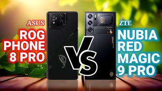 Asus ROG 8 Pro vs Zte Nubia Red Magic 9 Pro : Comparison