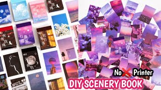 How to make Scenery Book 🌌 at home for JOURNAL Art #craftersworld #diyjournalsupplies #journalideas