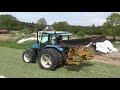 gras inkuilen bij alex the dutch dairyfarmer met new holland ts110a u0026 new holland ford 6635 2019