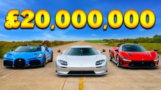 Driving £20 MILLION of Hypercars to Find the BEST EVER!