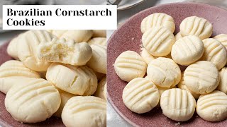 Brazilian Cornstarch Cookies (Biscoito de Maizena Vegano)