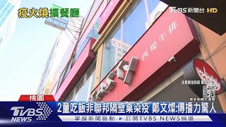 超可怕傳播力! 中壢西堤感染擴大 2童跟確診者非同桌也染疫｜TVBS新聞