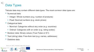 Data preparation (for tabular data)
