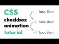 Checkbox CSS animation with SVGs - how to code custom checkbox style with SVG animation