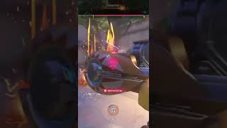 Reinhardt Triple Fire Strike Kill in OT Clutch. #overwatch2 #gaming #gamingvideos