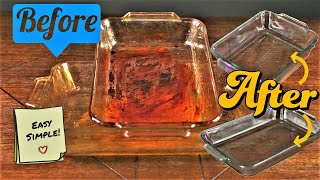 How To Clean Glass Pan Bakeware Easy Simple