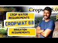 How To Use CROPWAT 8.0 Software? || Full Tutorial-Calculation of Water Requirements || Irrigation