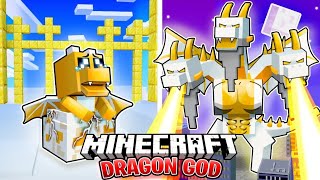 I Survived 100 Days as a DRAGON GOD in Hardcore Minecraft !! (Hindi)