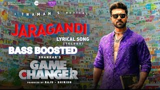 Jaragandi - Bass Boosted _ Game Changer (Tamil) _ Ram Charan _ Kiara Advani _ Shankar _ Thaman S