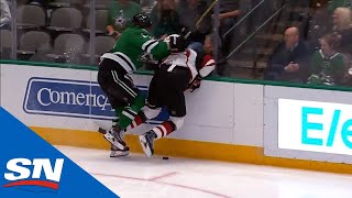 Jamie Benn Ejected For Dangerous Hit On Oliver Ekman-Larsson