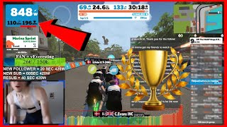 Did I WIN?? | Off The MAAP Stage 2 Race | Zwift