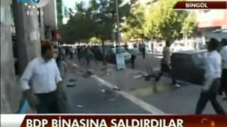 Bingöl Bdp İl Binasına Zaza Bozkurtlar Saldırdı!
